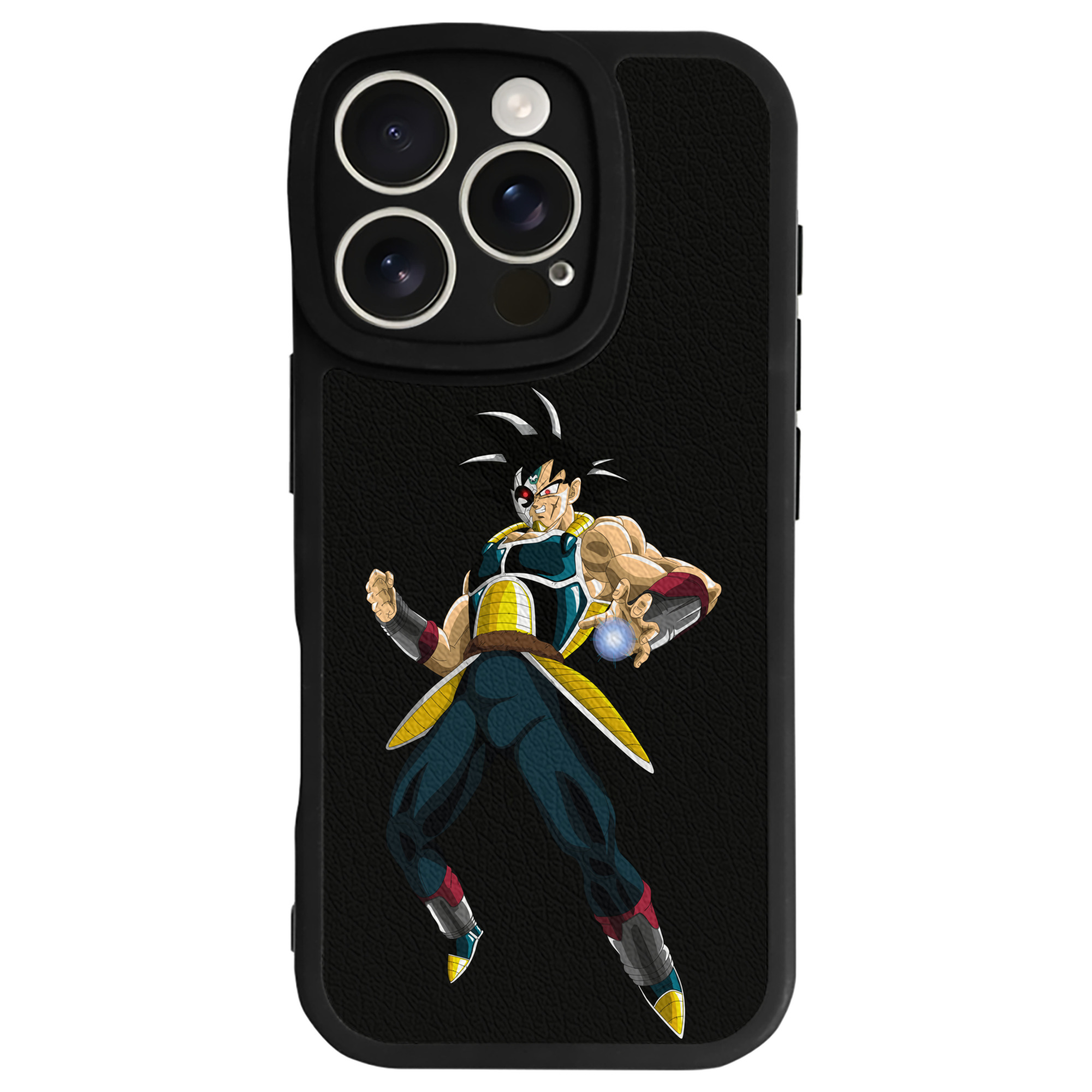 （画像用） ドラゴンボール バーダック DRAGON BALL Burdock 【iPhone 16シリーズ対応】シリコンスマホケース（レザー調） 材質：シリコン